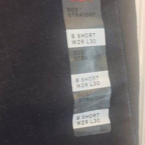 NWT 505 Straight dark wash Levi's jeans 8 , 29/30 - Picture 2 of 14